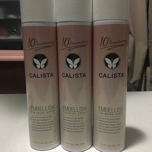 3 PACK Calista Embellish Finishing Spray 10oz